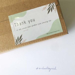 Tem dán Thank You