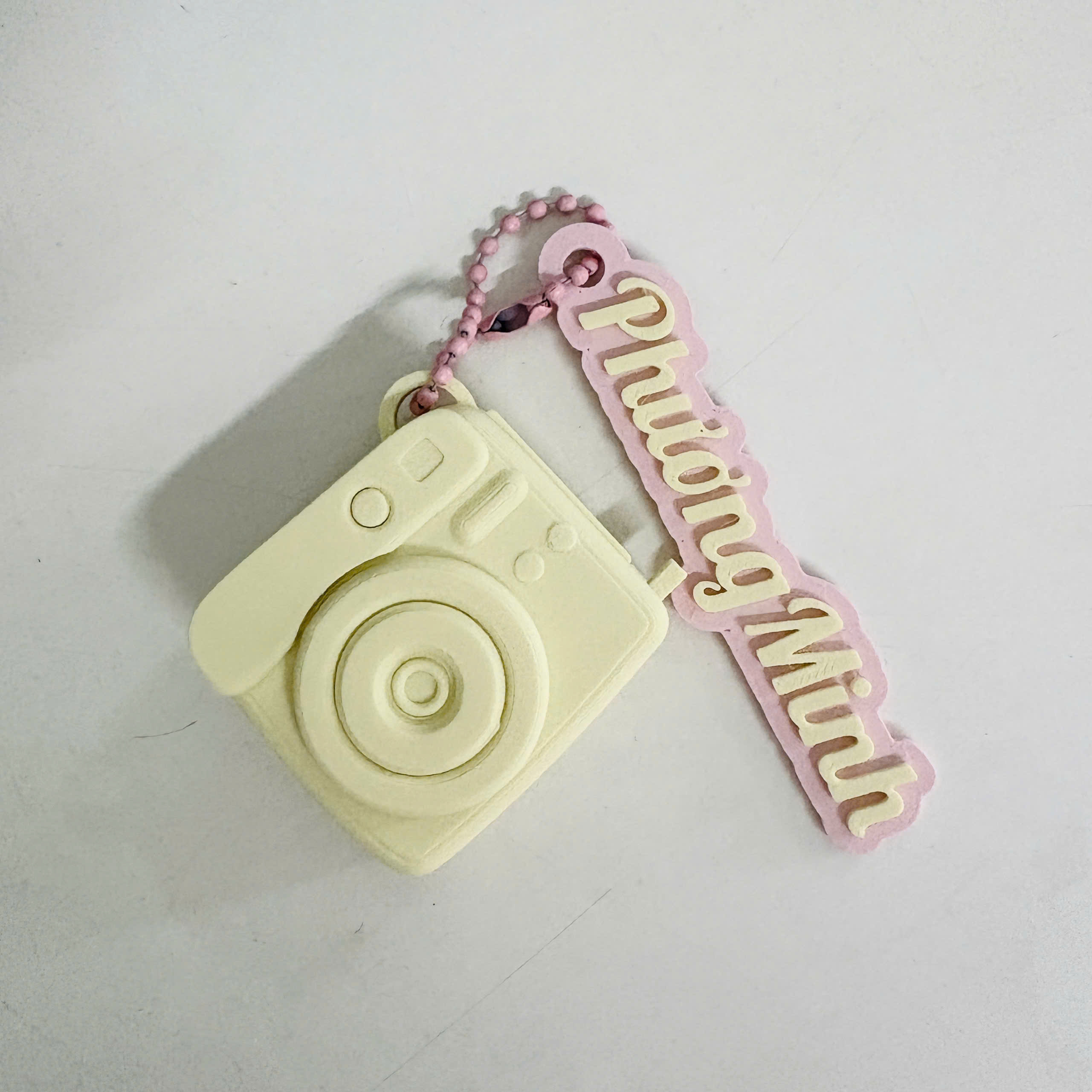 Móc khóa Clicker 3D Mẫu Instax Máy Ảnh